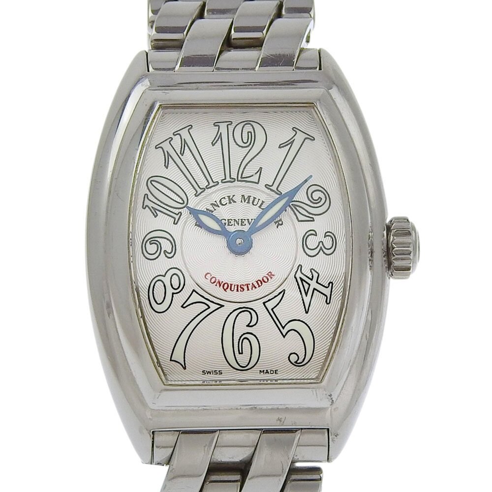 Franck Muller Conquistador Watch 8005L Stainless Steel Quartz Analog Display ...